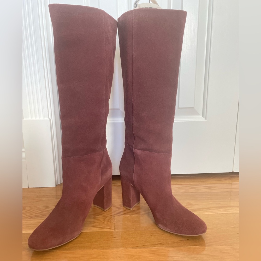 Chinese Laundry REAL suede slouch boots